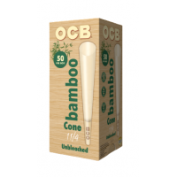 OCB Unbleached Bamboo Cones 1 1/4 Size - 50ct 